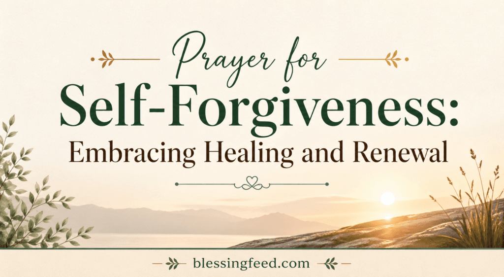 prayer for forgiveness and letting go