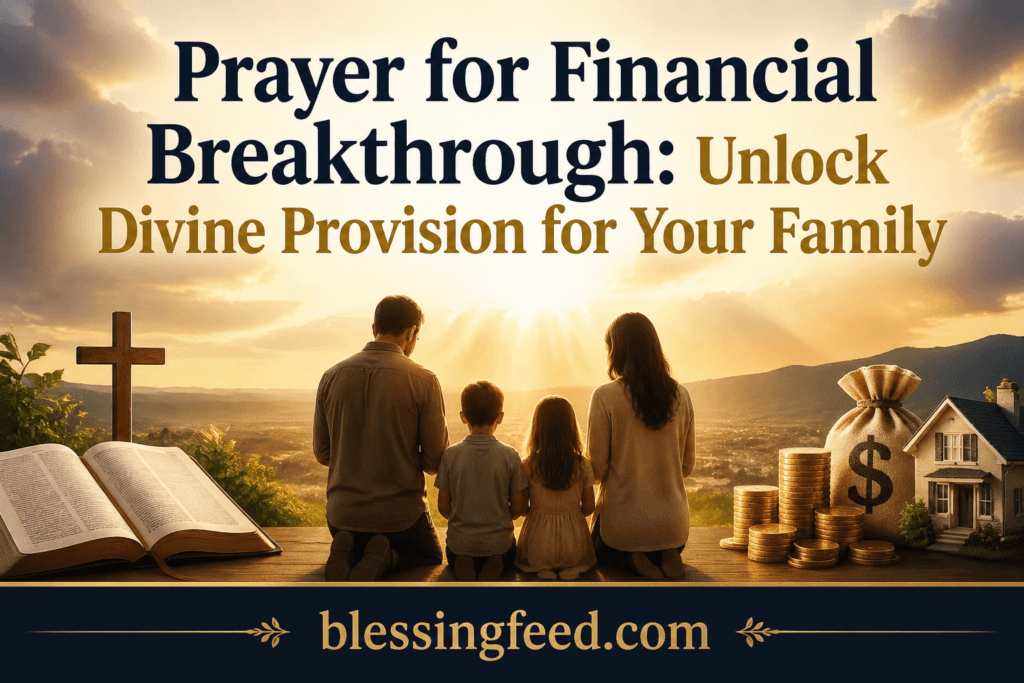 Prayer for Financial Breakthrough: Unlock Divine Provision for Your Family