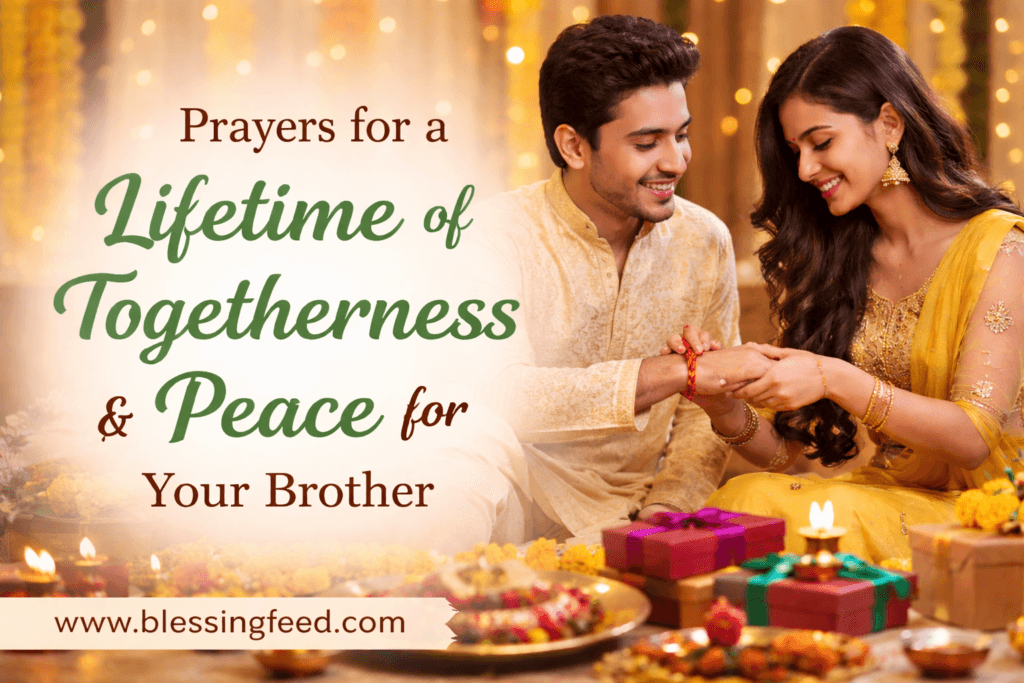 Prayers for a Lifetime of Togetherness and Peace for Your Brother