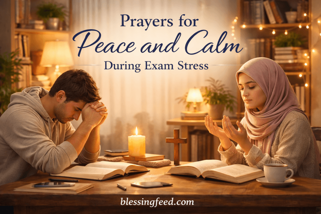 Prayers for Peace and Calm During Exam Stress