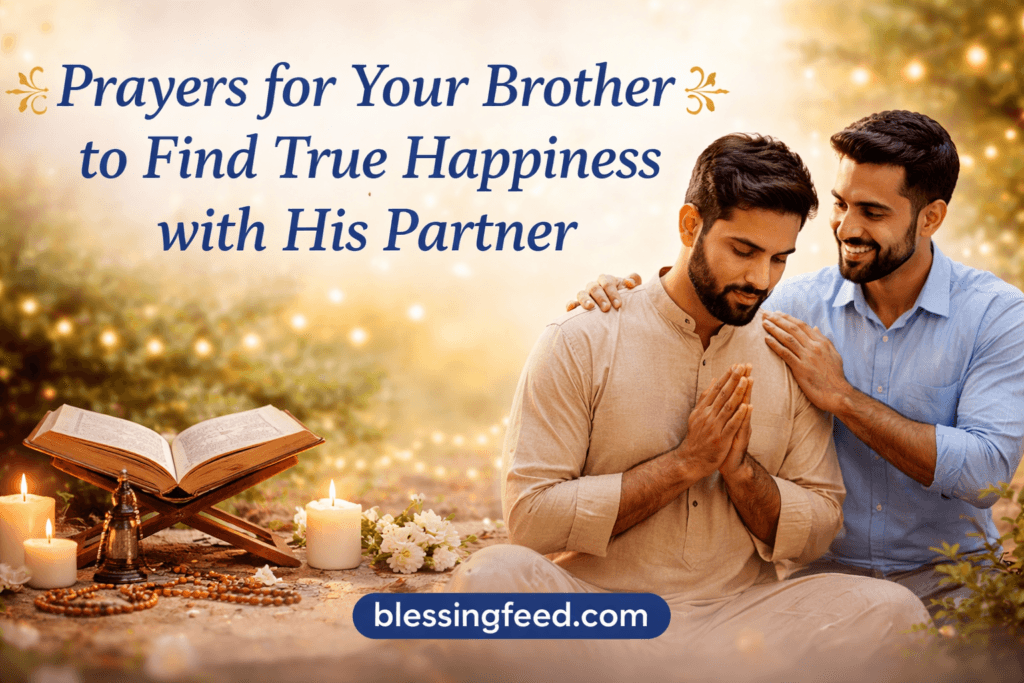 Prayers for Your Brother to Find True Happiness with His Partner