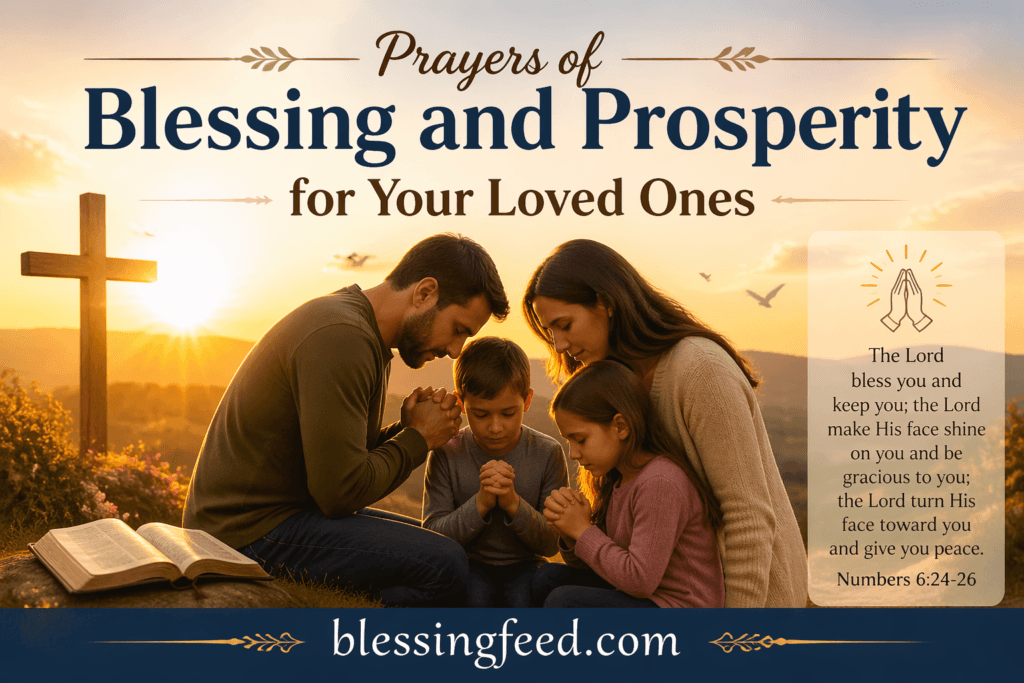 Prayers of Blessing and Prosperity for Your Loved Ones