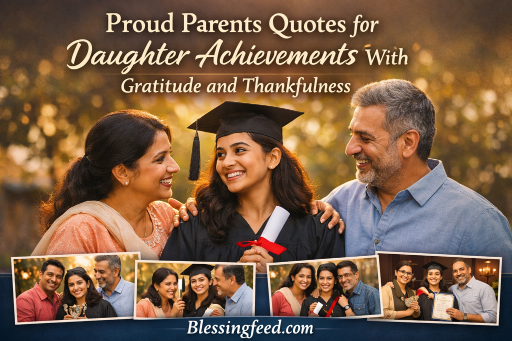 Proud Parents Quotes for Daughter Achievements With Gratitude and Thankfulness