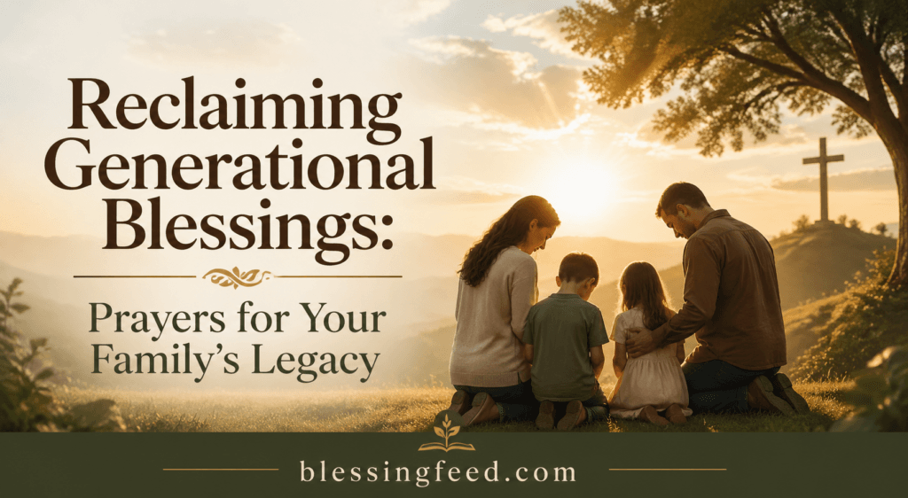Reclaiming Generational Blessings: Prayers for Your Family’s Legacy
