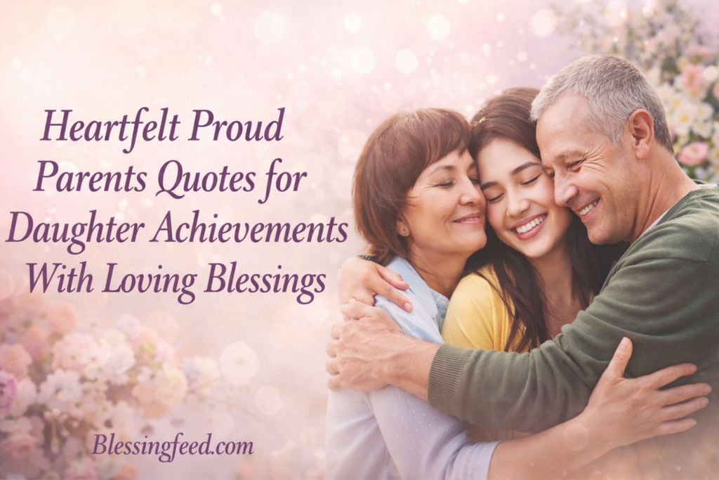 Short and Meaningful Proud Parents Quotes for Daughter Achievements With Blessings