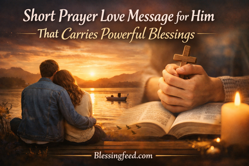 Short Prayer Love Message for Him That Carries Powerful Blessings