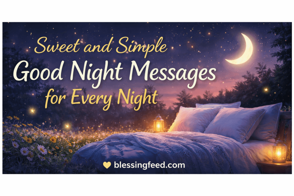 Sweet and Simple Good Night Messages for Every Night
