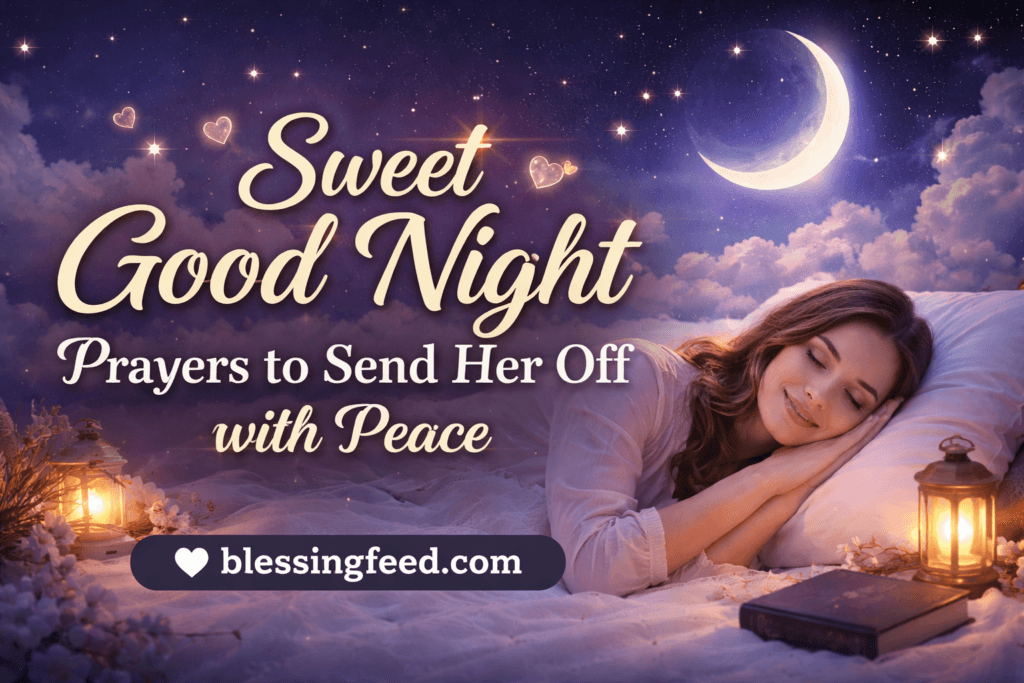 Sweet Good Night Prayers to Send Her Off with Peace