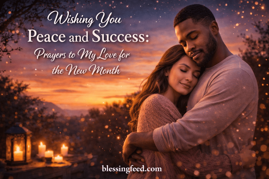 Wishing You Peace and Success: Prayers to My Love for the New Month