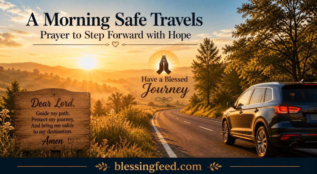 A Morning Safe Travels Prayer to Step Forward with Hope