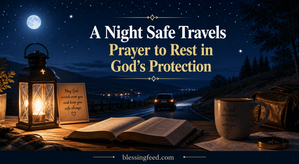 A Night Safe Travels Prayer to Rest in God’s Protection