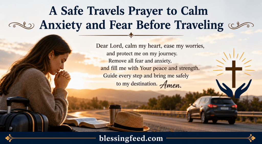 A Safe Travels Prayer to Calm Anxiety and Fear Before Traveling