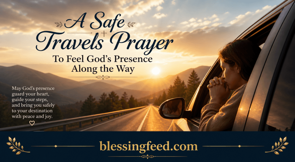 A Safe Travels Prayer to Feel God’s Presence Along the Way