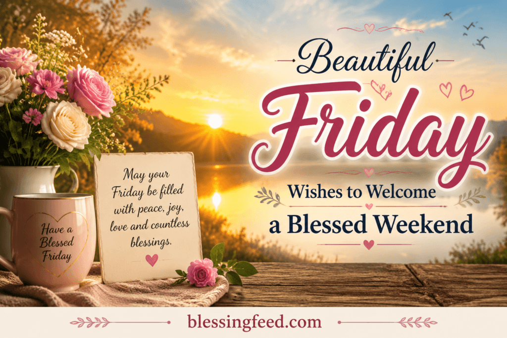 Beautiful Friday Wishes to Welcome a Blessed Weekend
