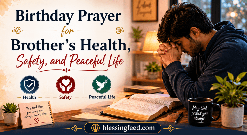 Birthday Prayer for Brother’s Health, Safety, and Peaceful Life
