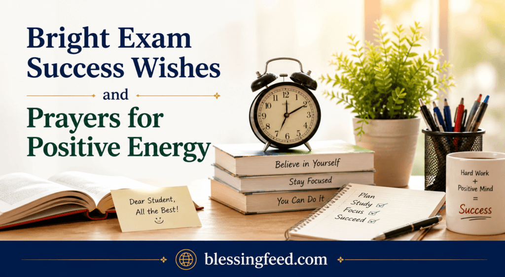 Bright Exam Success Wishes and Prayers for Positive Energy