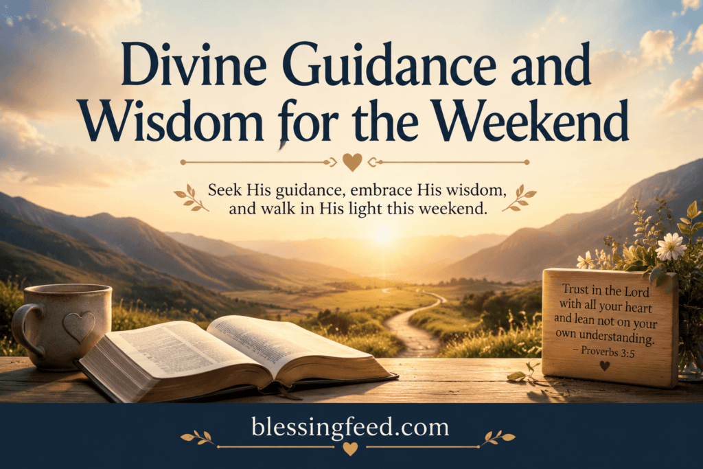 Divine Guidance and Wisdom for the Weekend