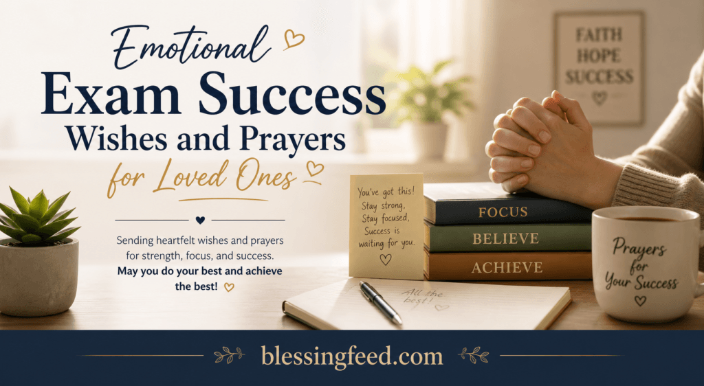 Emotional Exam Success Wishes and Prayers for Loved Ones