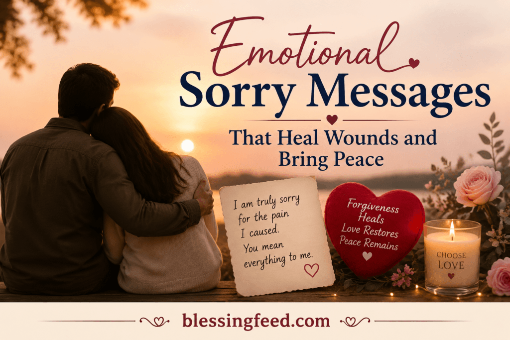 Emotional Sorry Messages That Heal Wounds and Bring Peace