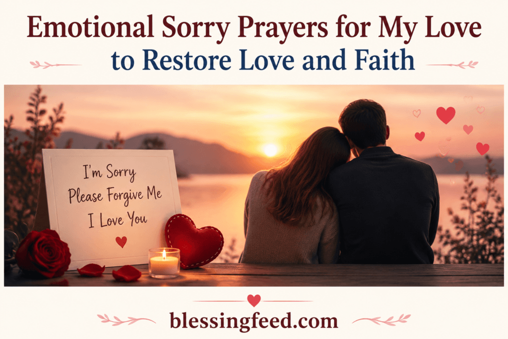 Emotional Sorry Prayers for My Love to Restore Love and Faith