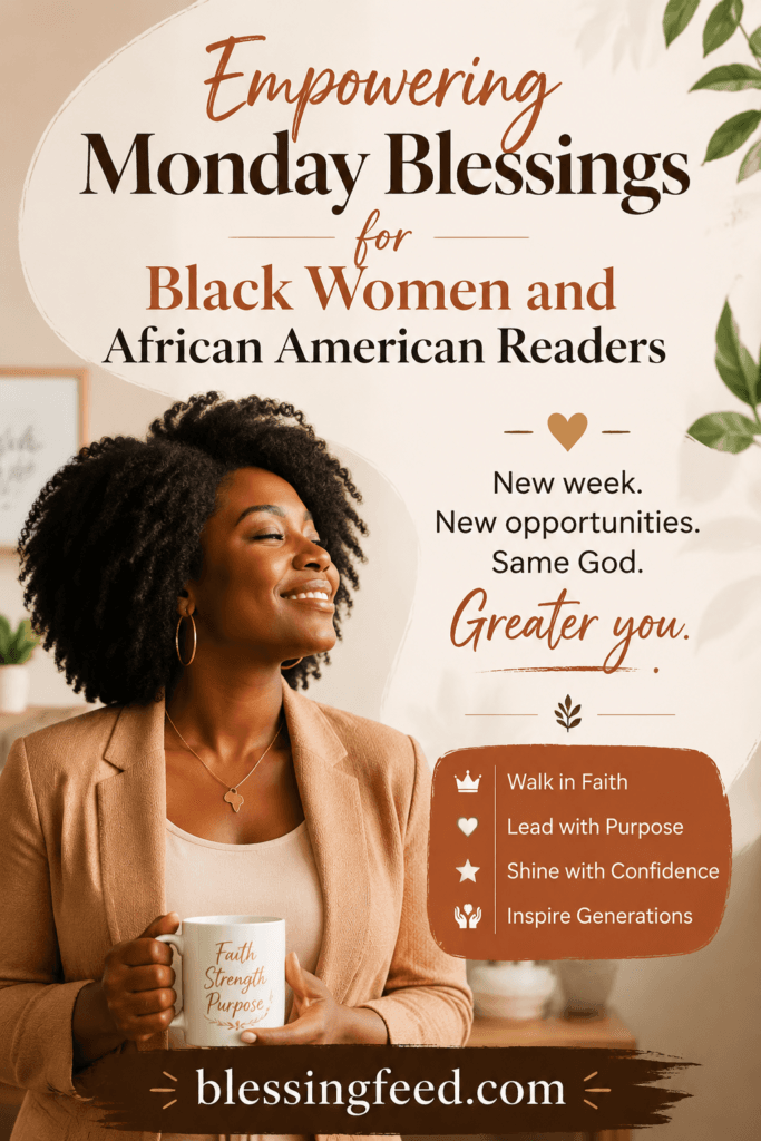 Empowering Monday Blessings for Black Women and African American Readers