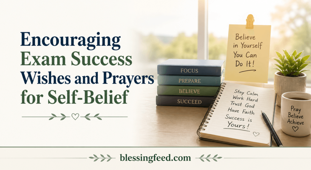 Encouraging Exam Success Wishes and Prayers for Self-Belief