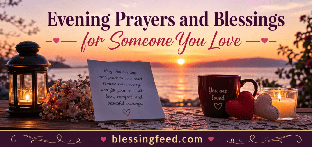 Evening Prayers and Blessings for Someone You Love