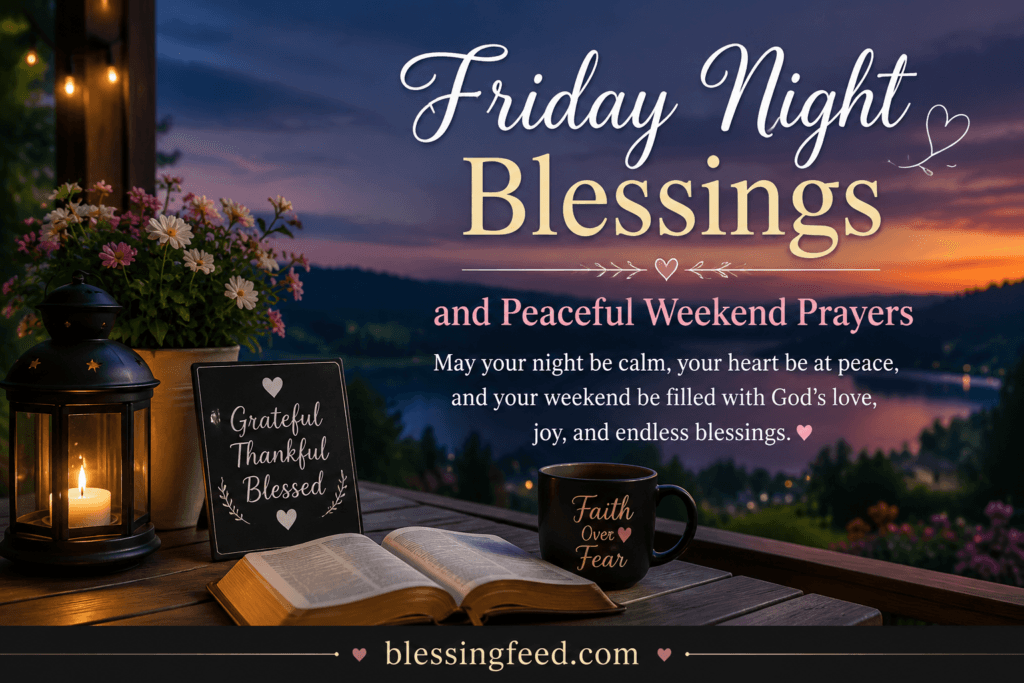 Friday Night Blessings and Peaceful Weekend Prayers