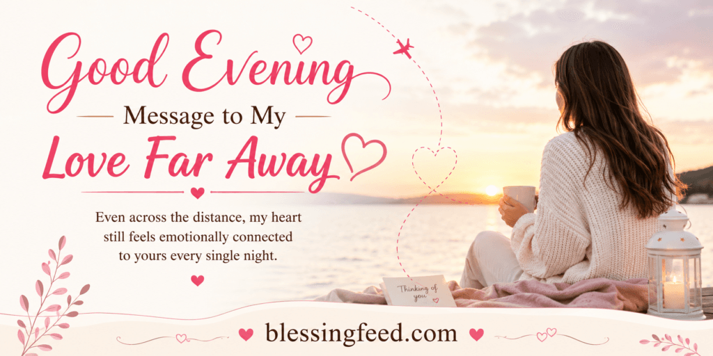 Good Evening Message to My Love Far Away