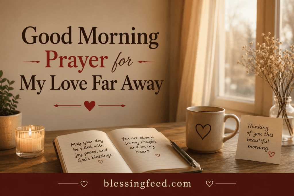 Good Morning Prayer for My Love Far Away