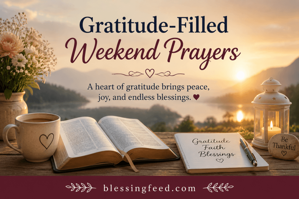 Gratitude-Filled Weekend Prayers