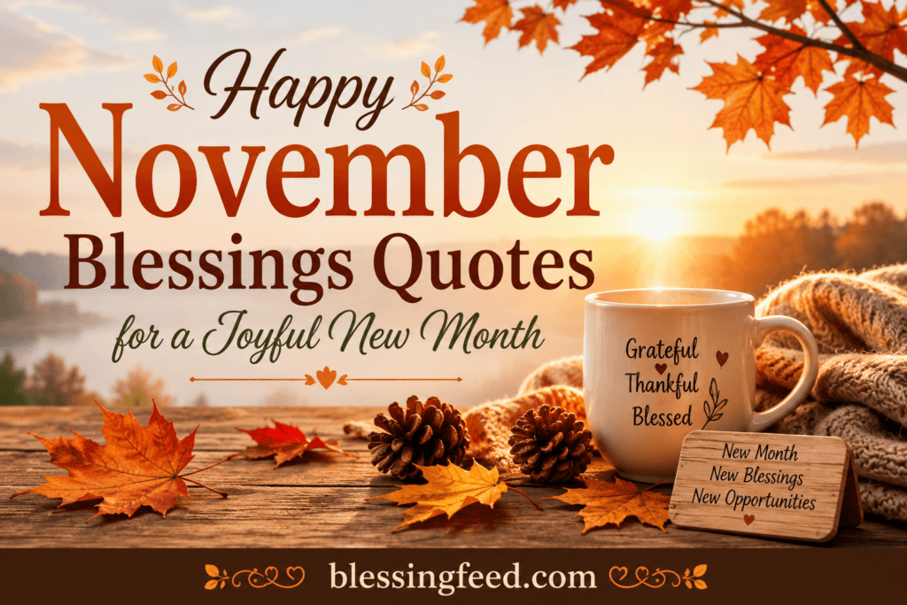 Happy November Blessings Quotes for a Joyful New Month