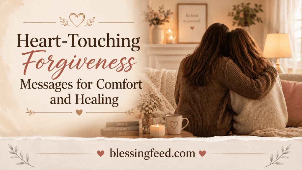 Heart-Touching Forgiveness Messages for Comfort and Healing