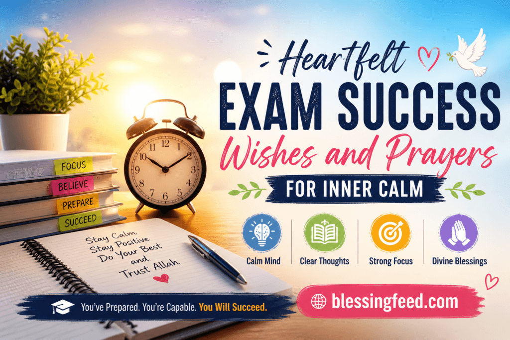 Heartfelt Exam Success Wishes and Prayers for Inner Calm