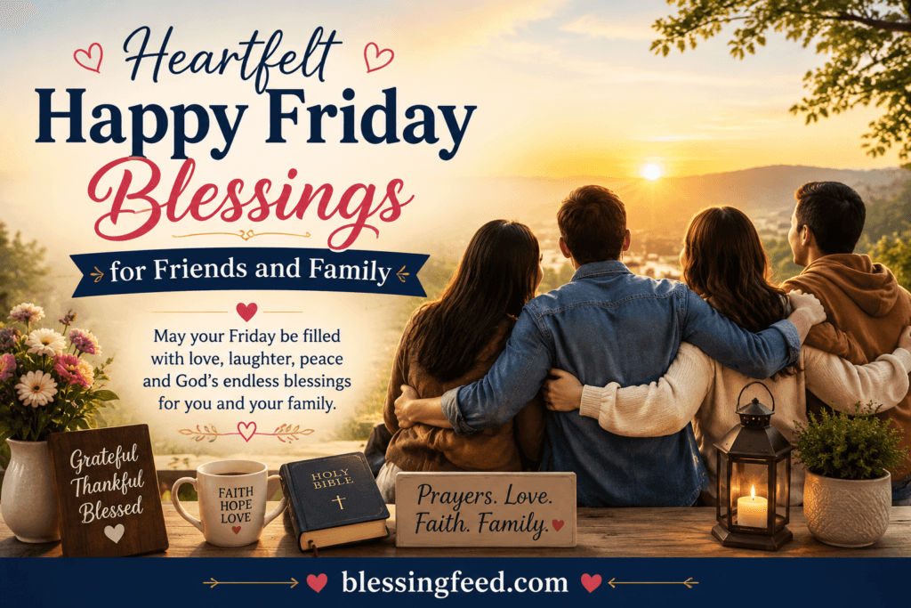 Heartfelt Happy Friday Blessings for Friends and Family