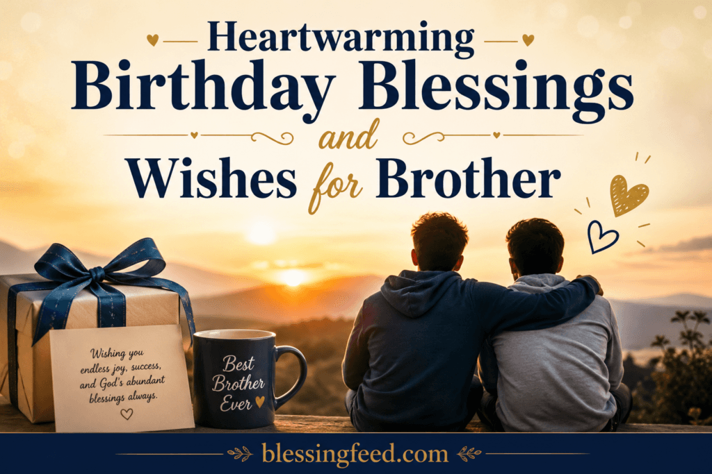 Heartwarming Birthday Blessings and Wishes for Brother