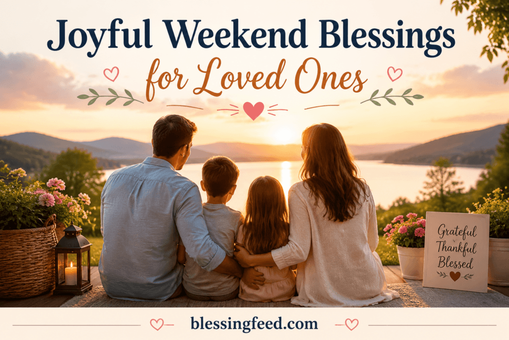 Joyful Weekend Blessings for Loved Ones