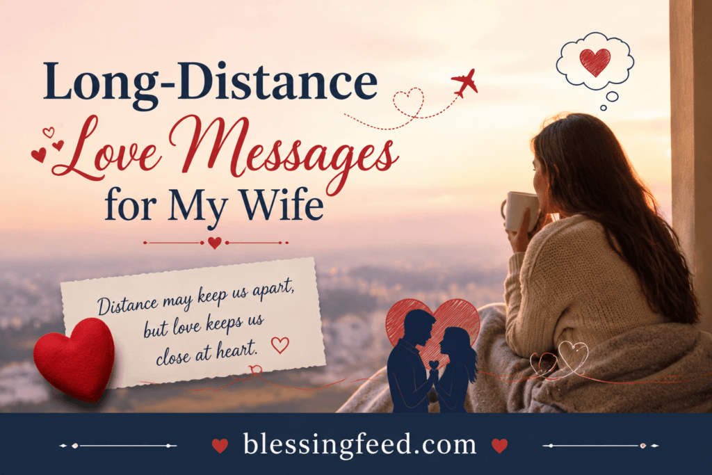 Long-Distance Love Messages for My Wife