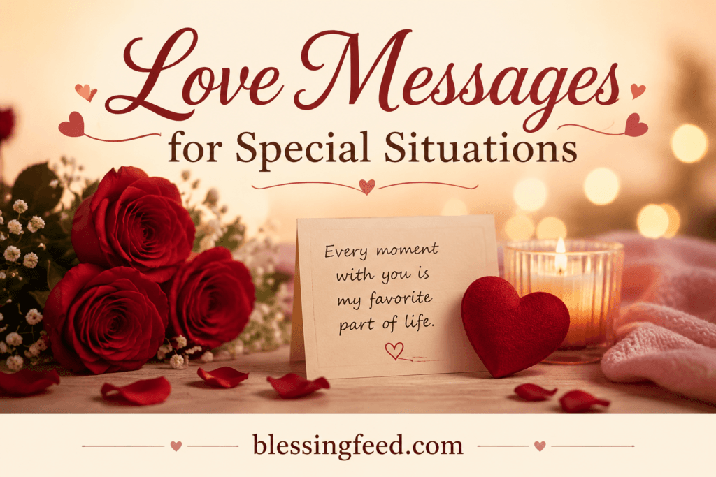 Love Messages for Special Situations