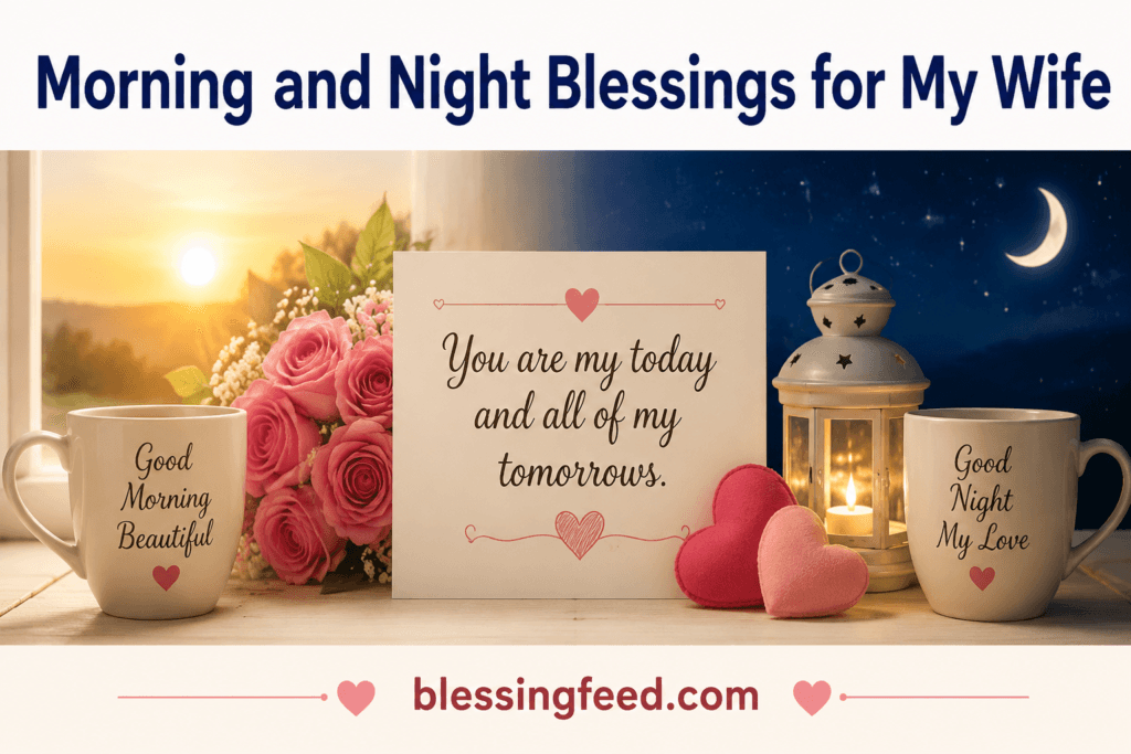 Morning and Night Blessings for My Wife