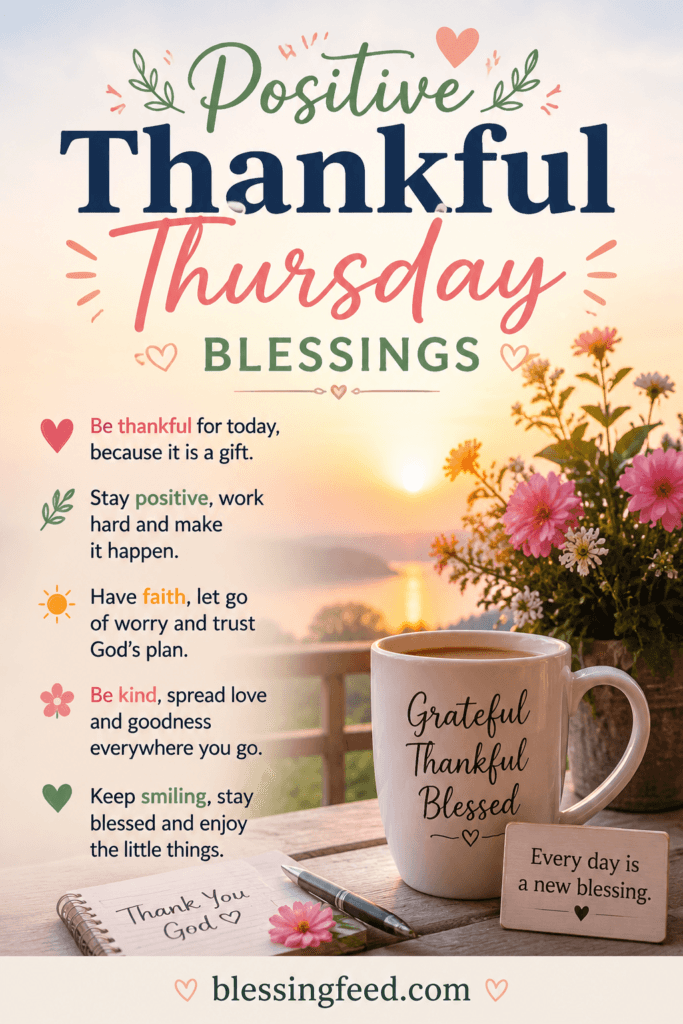 Positive Thankful Thursday Blessings Images
