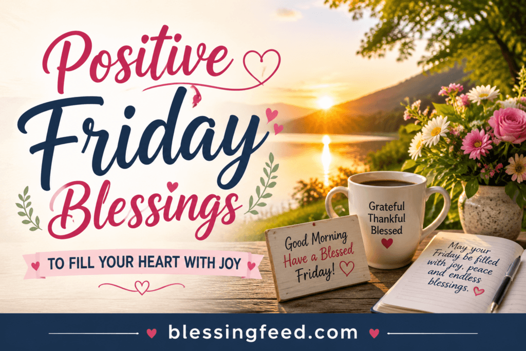 Positive Friday Blessings to Fill Your Heart with Joy