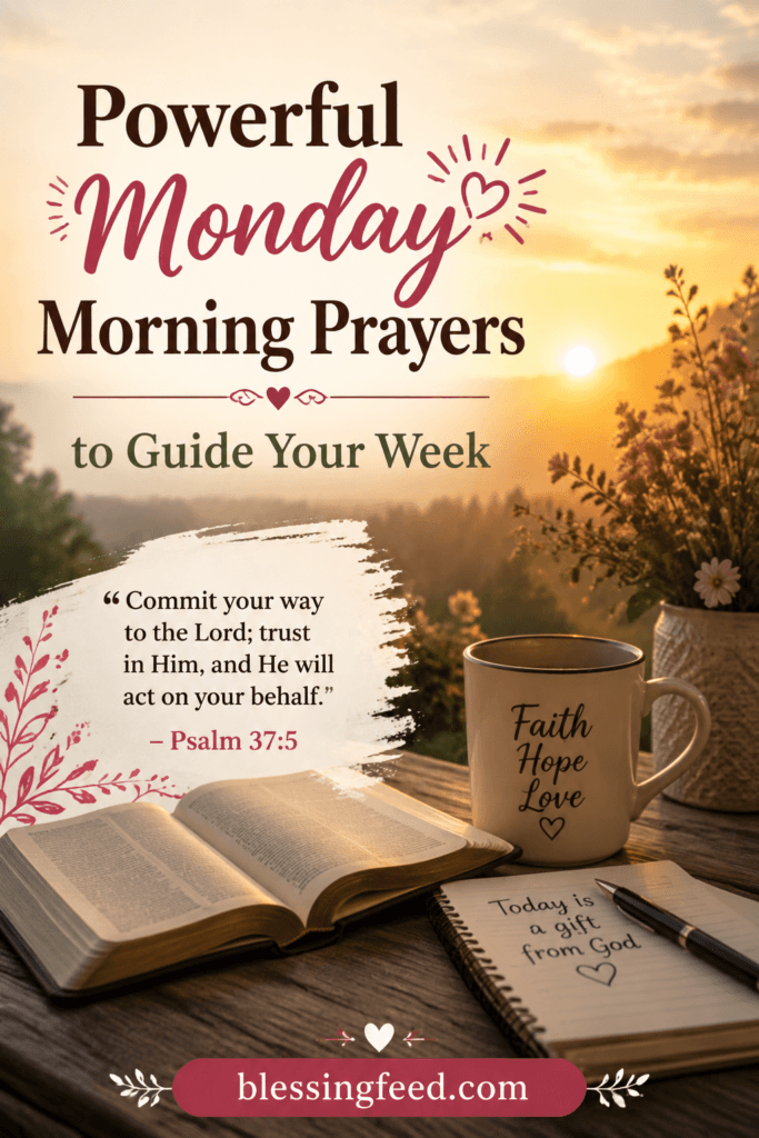 Powerful Monday Morning Prayers to Guide Your Week