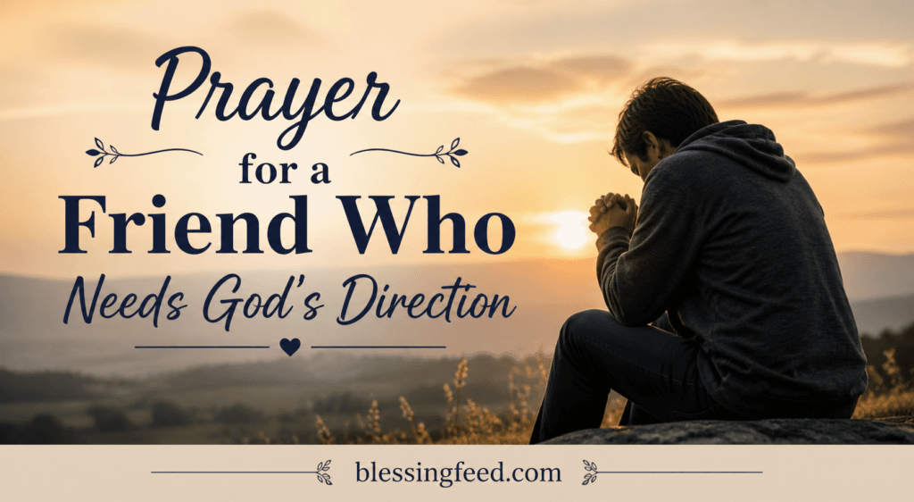 Prayer for a Friend Who Needs God’s Direction
