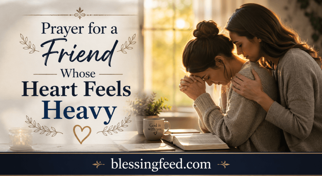 Prayer for a Friend Whose Heart Feels Heavy