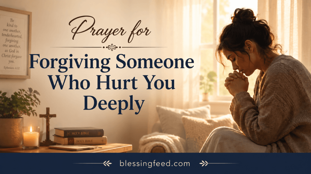 Prayer for Forgiving Someone Who Hurt You Deeply