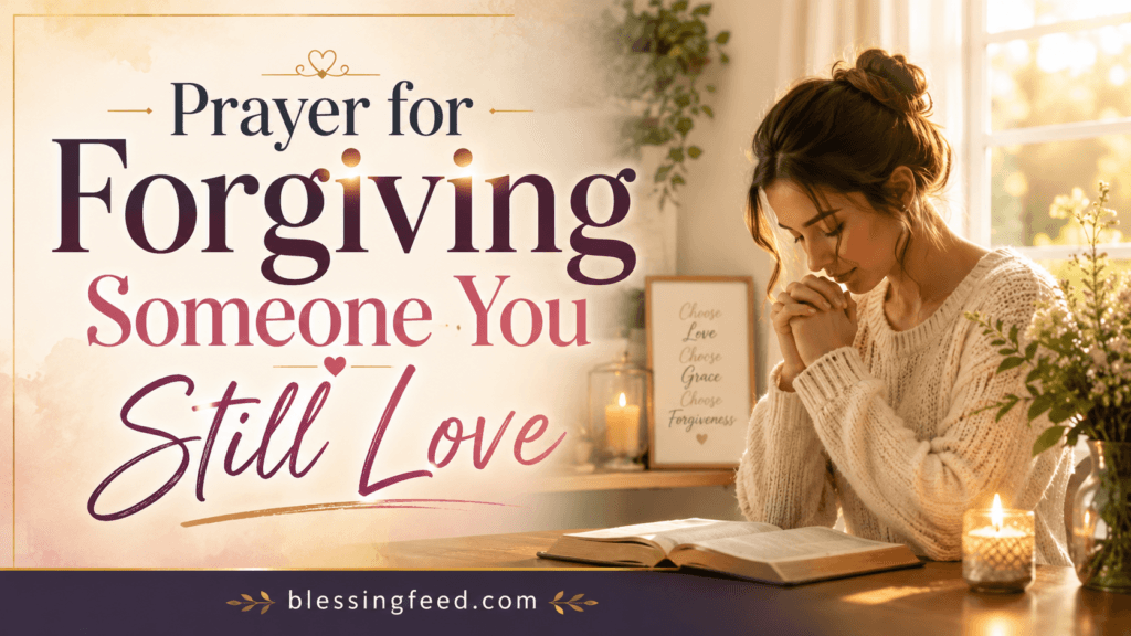 Prayer for Forgiving Someone You Still Love
