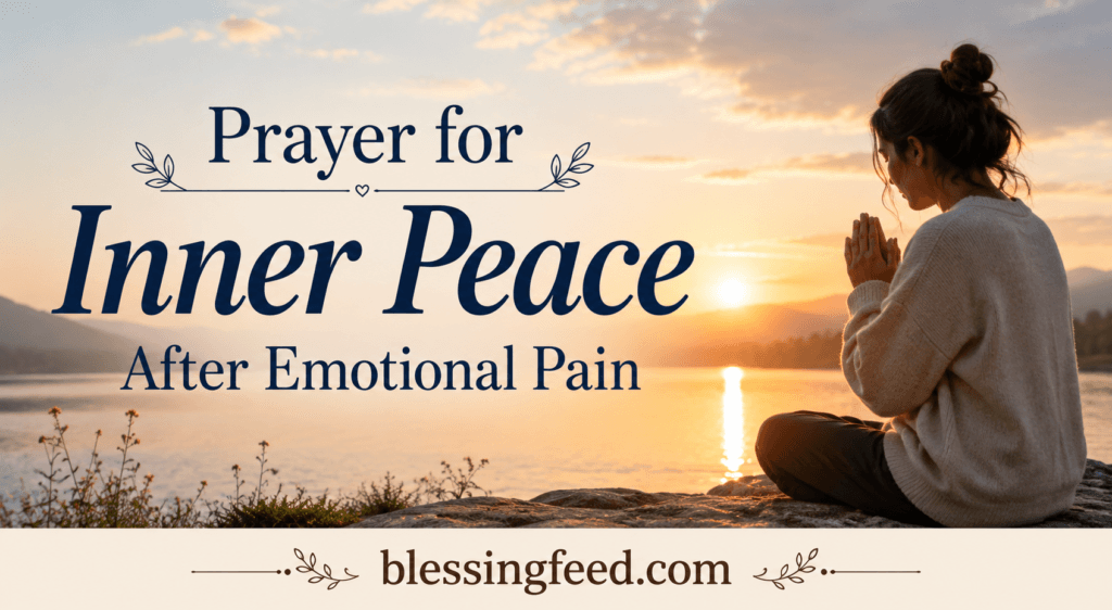 Prayer for Inner Peace After Emotional Pain