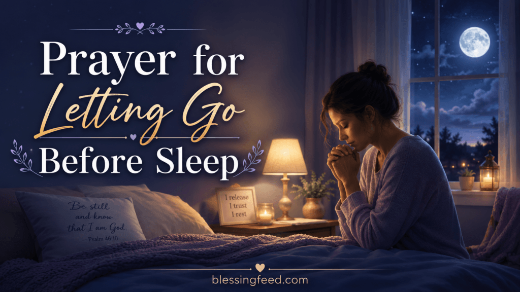 Prayer for Letting Go Before Sleep