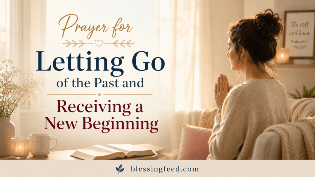 Prayer for Letting Go of the Past and Receiving a New Beginning
